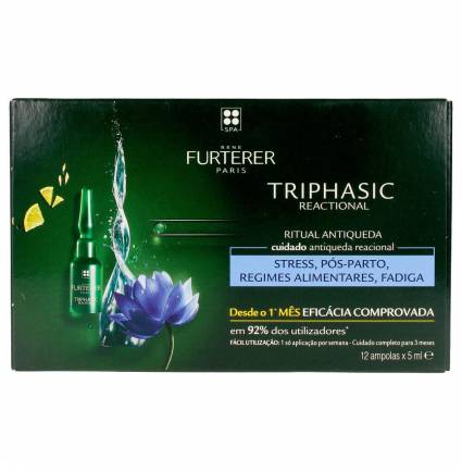 TRIPHASIC REACCIONAL ritual anticaída ampollas 12 x 5 ml