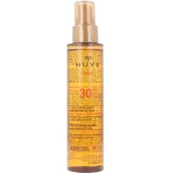 NUXE SUN aceite bronceador rostro y cuerpo SPF30 150 ml