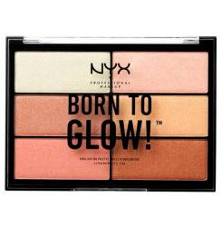 BORN TO GLOW! highlighting palette 6 x 4 8 gr