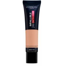 INFAILLIBLE 32H matte cover foundation #300-amber 30 ml
