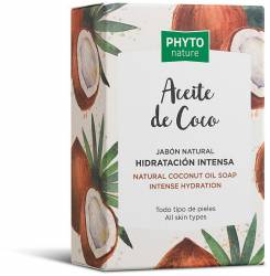 PHYTO NATURE pastilla jabón aceite coco 120 gr