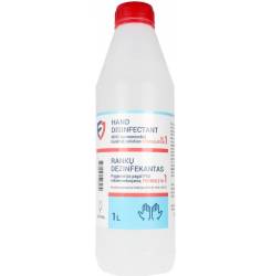 HAND DISINFECTANT handrub solution 80% alcohol 1000 ml