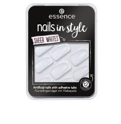 NAILS IN STYLE uñas artificiales #11-sheer whites