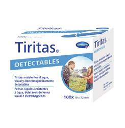 TIRITAS detectables 19x72mm 100 u