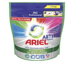 ARIEL PODS PROFESIONAL COLOR detergente 50 cápsulas