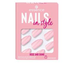 NAILS IN STYLE uñas artificiales #14-rose and shine 12 u