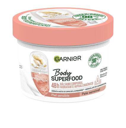 BODY SUPERFOOD bálsamo corporal hidratante hipoalergénico 380 ml
