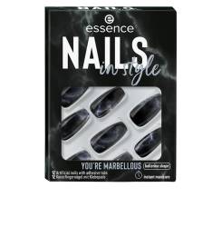 NAILS IN STYLE uñas artificiales #17-you're marbellous 12 u