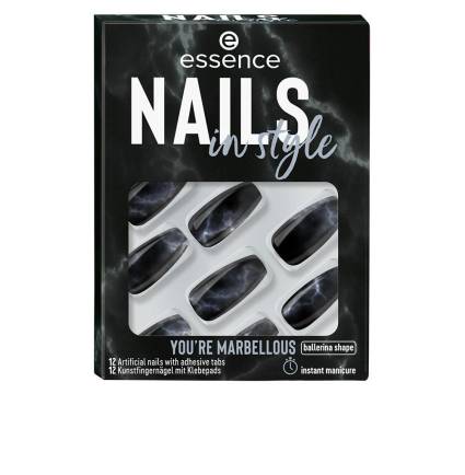 NAILS IN STYLE uñas artificiales #17-you're marbellous 12 u
