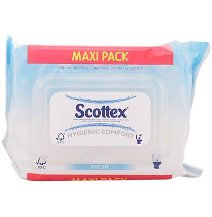 SCOTTEX papel higiénico húmedo original 74 u